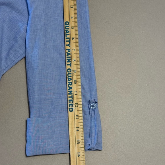 Harve Benard Light Blue Button Down Shirt 💯 % Cotton - Picture 8 of 10